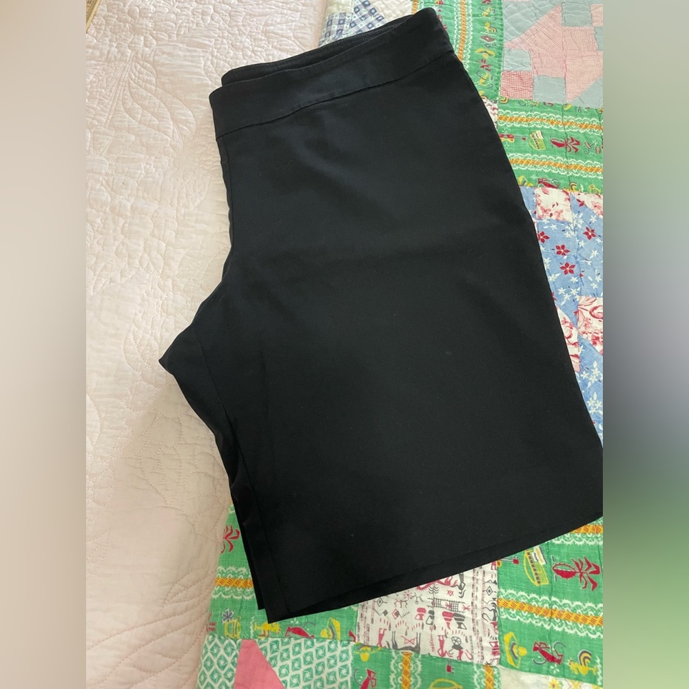EUC Zac & Rachel Short 10” Inseam. Black 24W